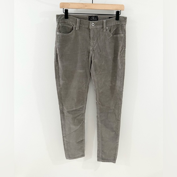 Lucky Brand Brooke Skinny Corduroy Pants Gray Size 8/29 - Picture 3 of 7